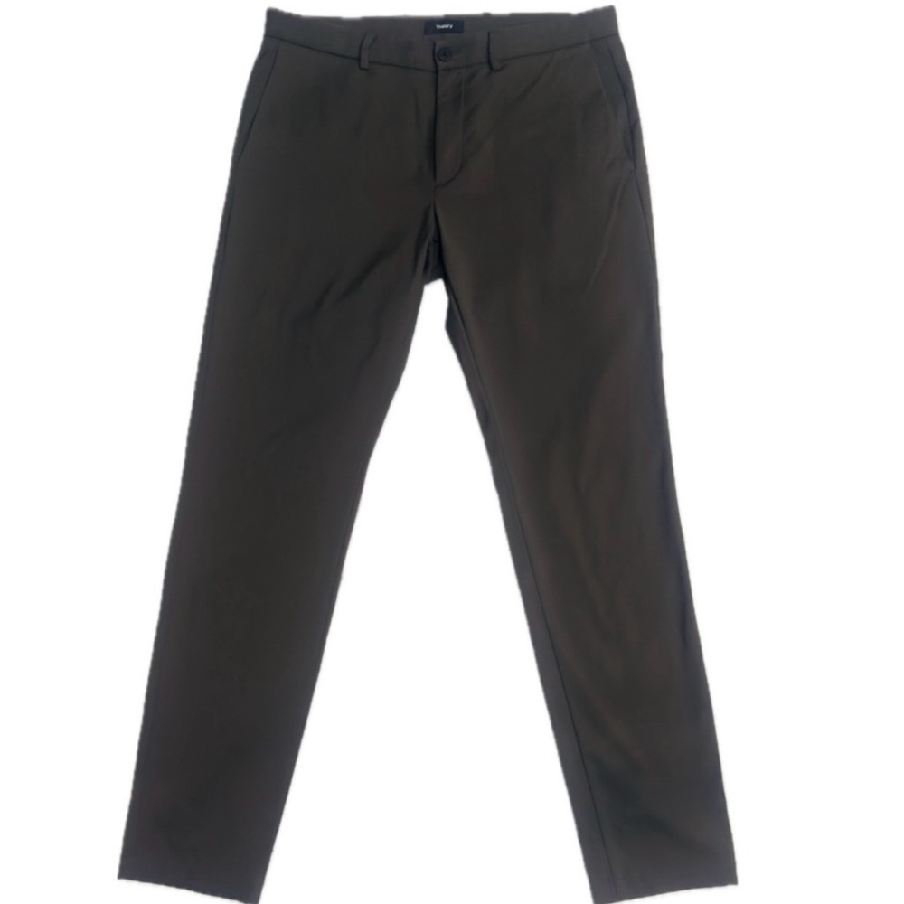 Theory Zaine Neoteric Slim Fit Pants waist 32 olive Model #J0777236